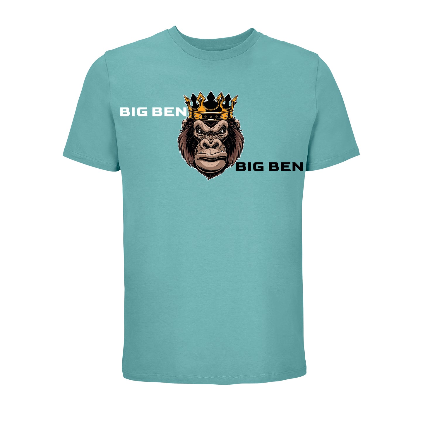 BigBen Unisex T-shirt Schriftzug & Logo versetzt
