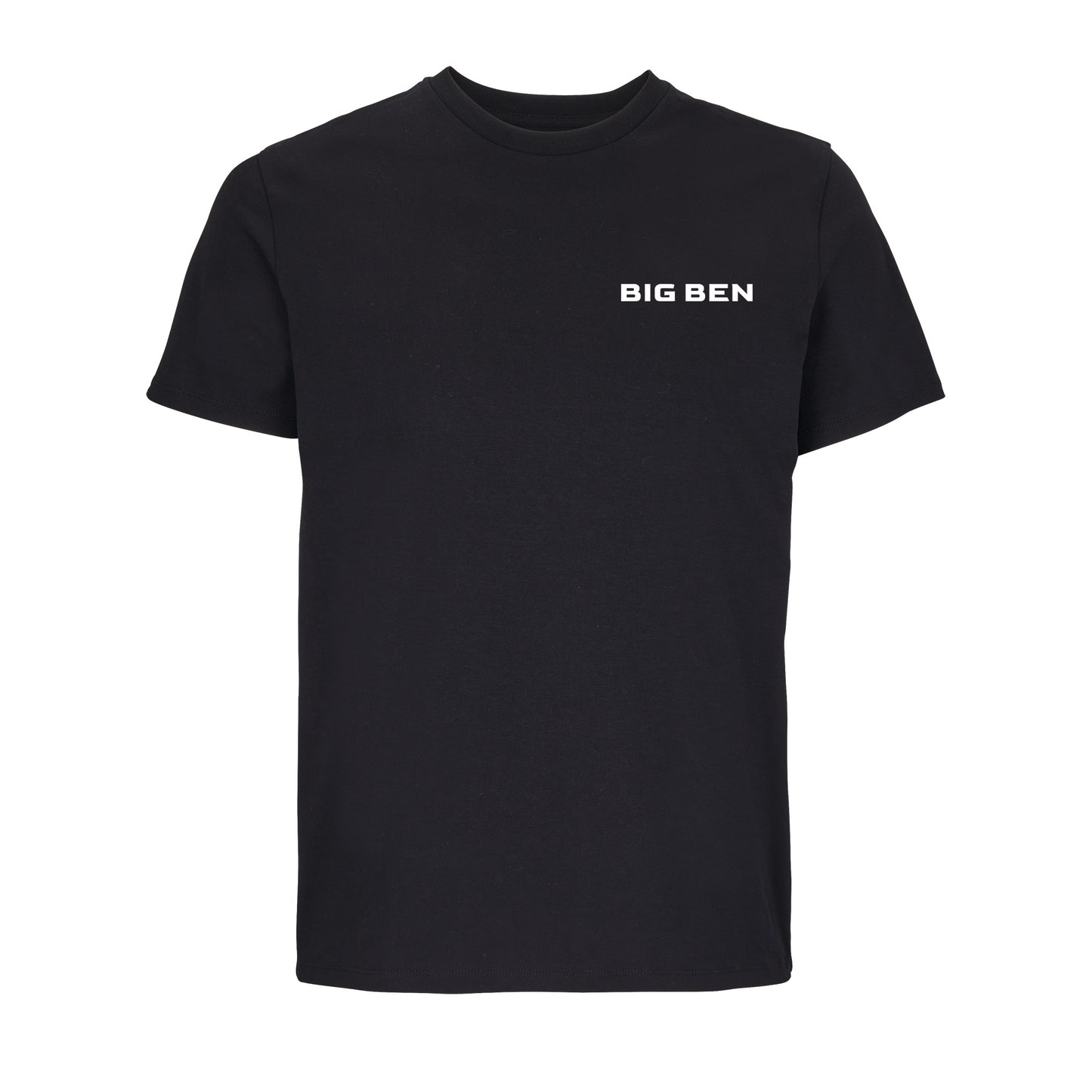 BigBen Unisex T-shirt Chest-Schriftzug white