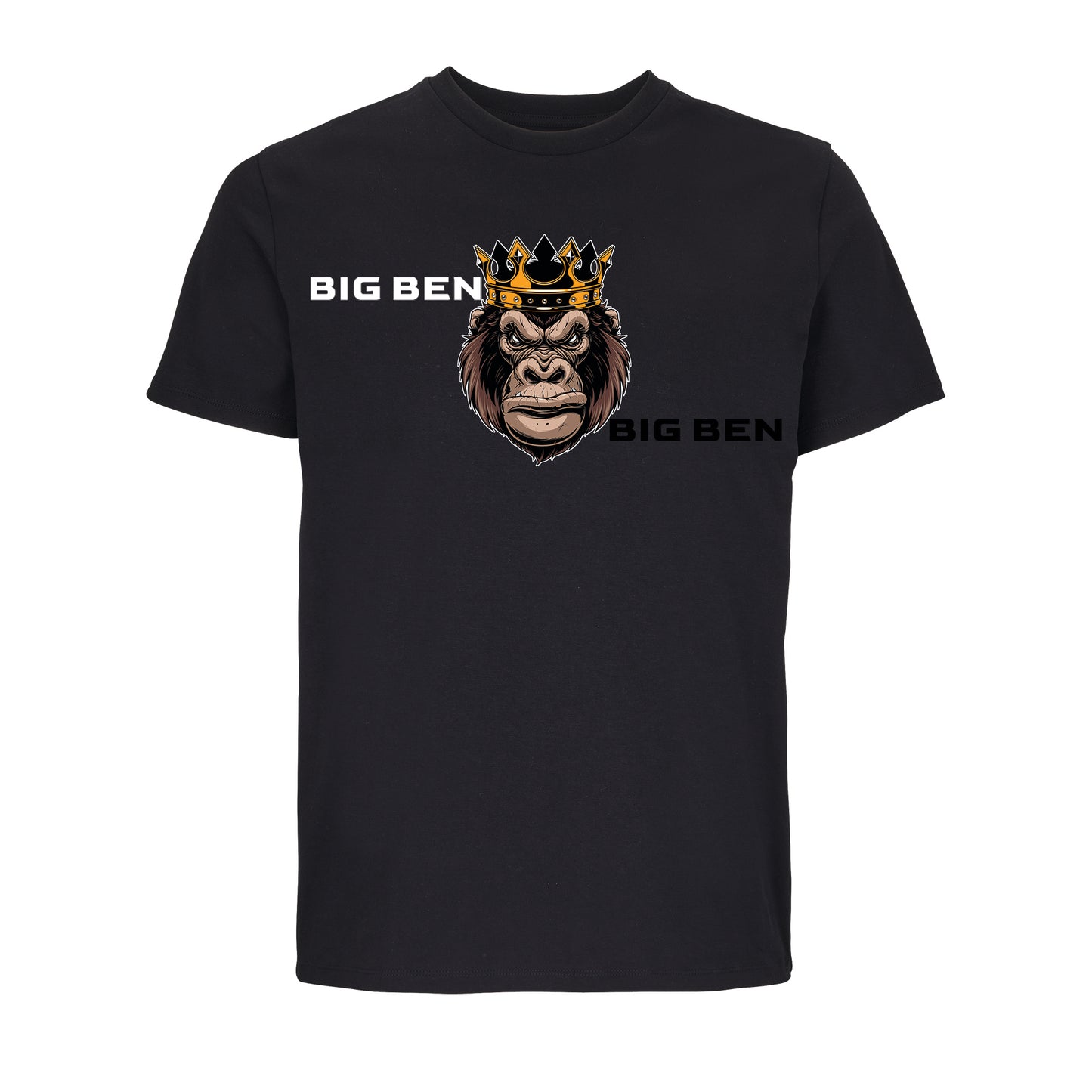 BigBen Unisex T-shirt Schriftzug & Logo versetzt