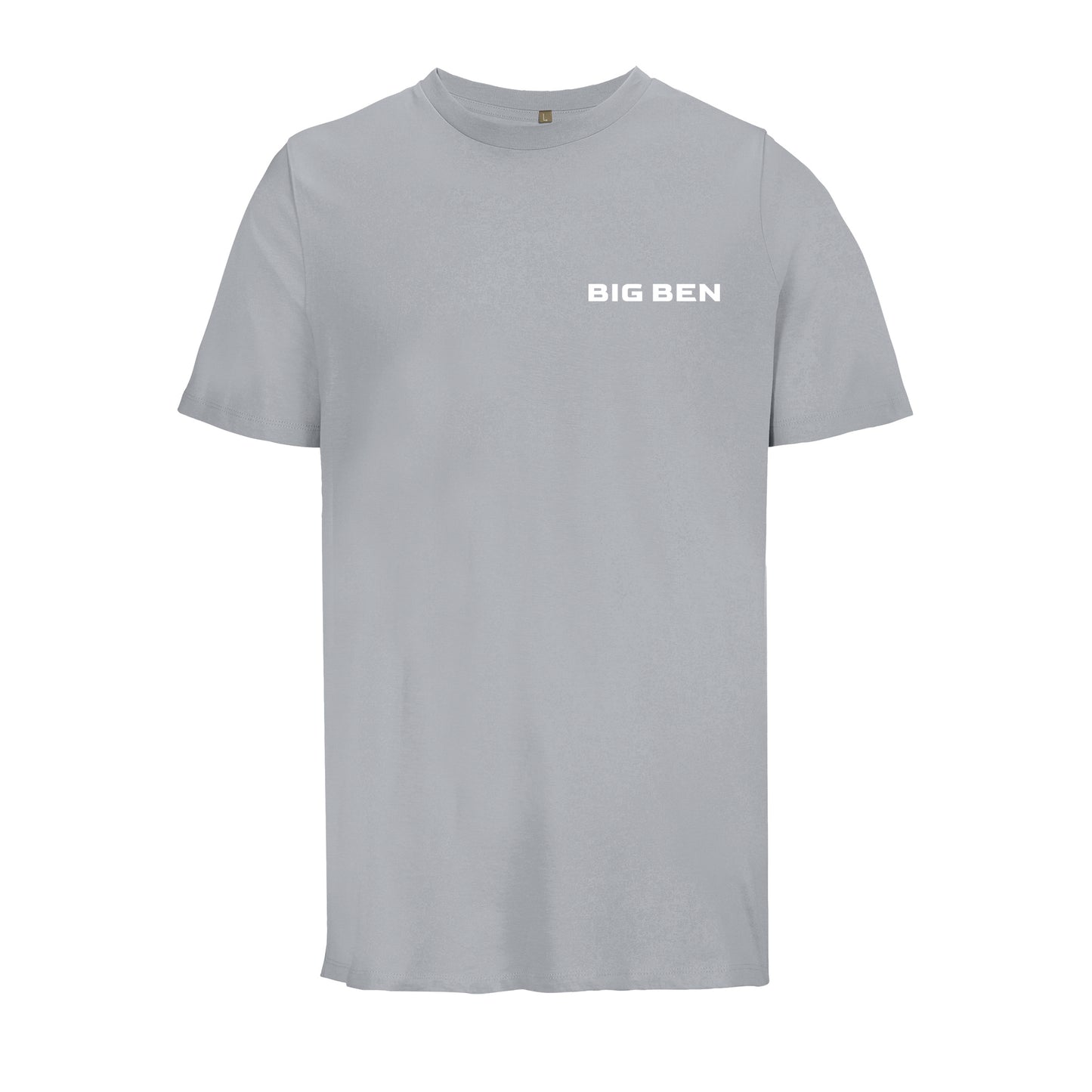 BigBen Unisex T-shirt Chest-Schriftzug white