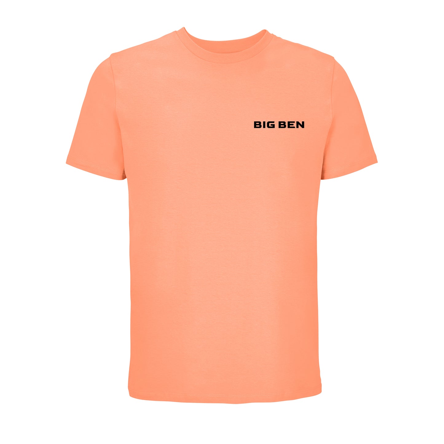 BigBen Unisex T-shirt Chest-Schriftzug black