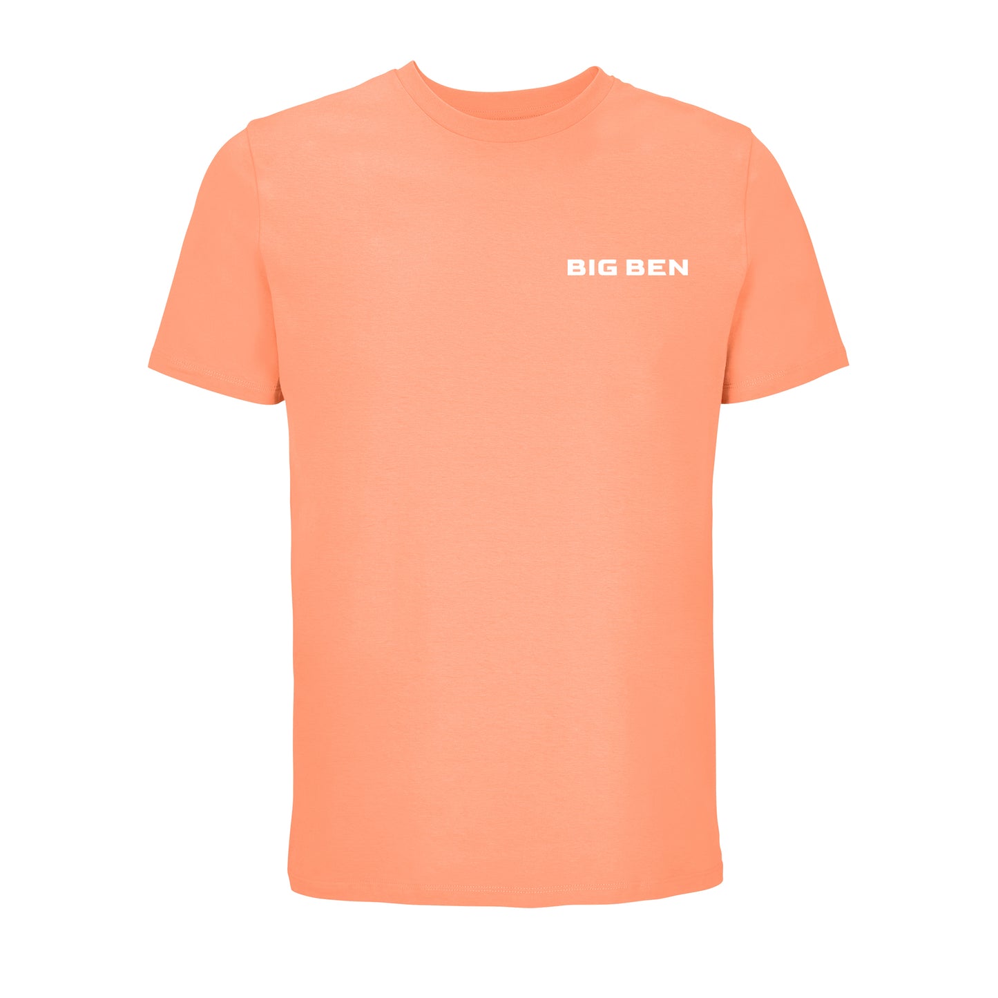 BigBen Unisex T-shirt Chest-Schriftzug white