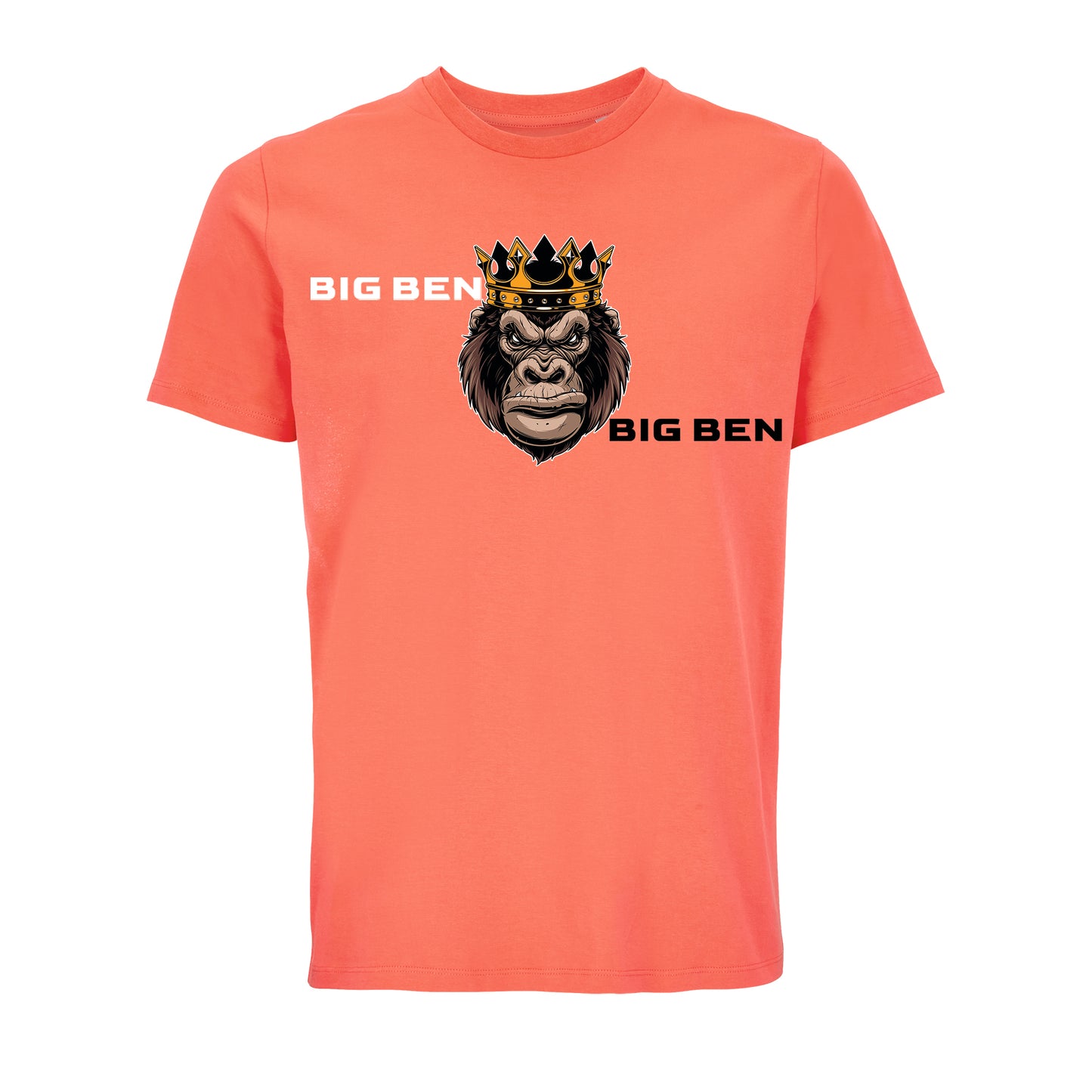 BigBen Unisex T-shirt Schriftzug & Logo versetzt