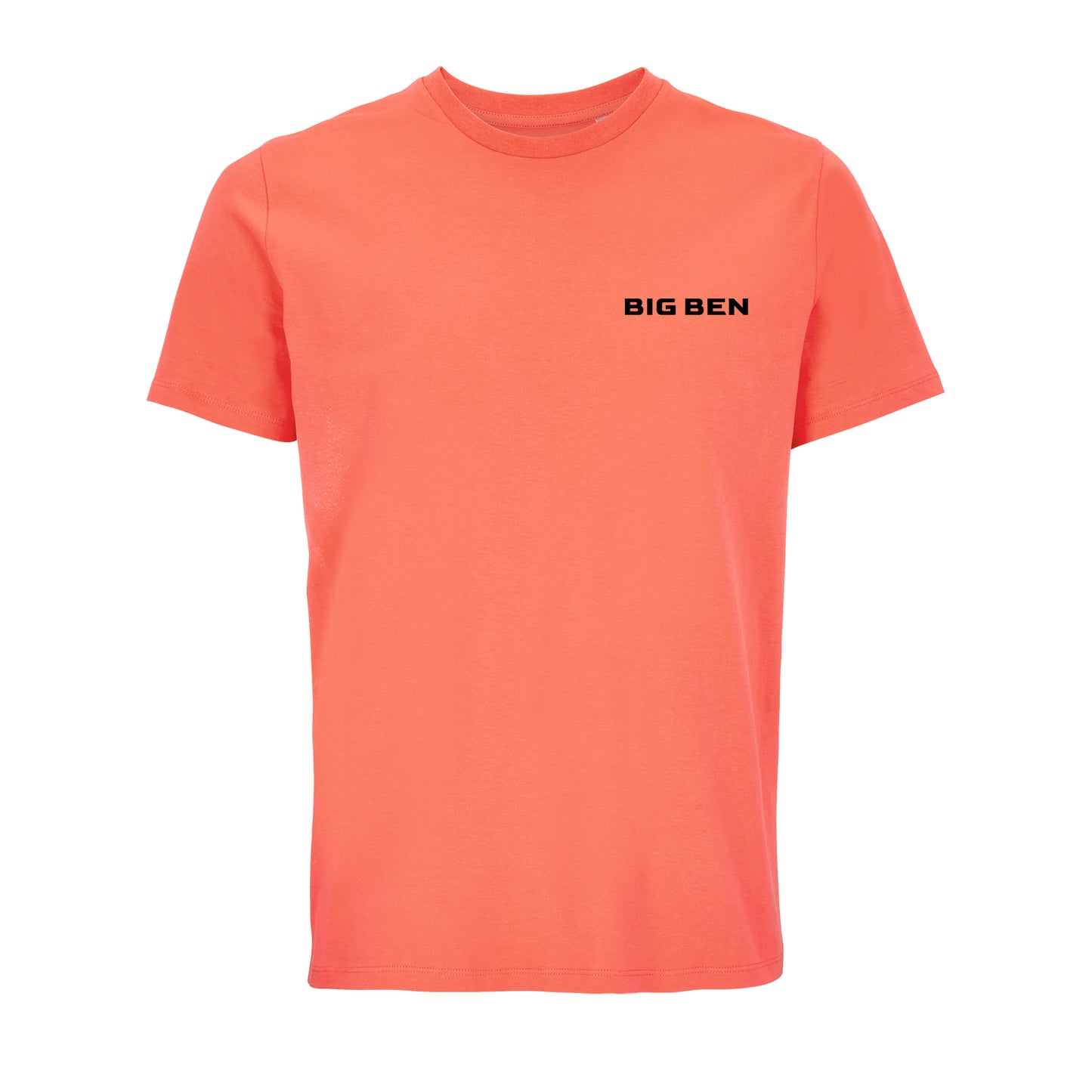 BigBen Unisex T-shirt Chest-Schriftzug black